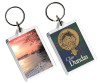 Dundas Clan Badge Tartan Family Name Acryllic Key Ring Set of 5