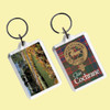 Cochrane Clan Badge Tartan Family Name Acryllic Key Ring Set of 3