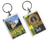 Bell Clan Badge Tartan Family Name Acryllic Key Ring Set of 5