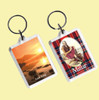 Millar Tartan Scottish Family Name Acryllic Key Ring Set of 3