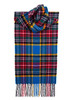 MacBeth Modern Clan Tartan Lambswool Unisex Fringed Scarf MacBeth Modern Clan Tartan Lambswool Unisex Fringed Scarf