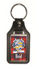 Reid Coat of Arms Tartan Scottish Family Name Leather Key Ring Set of 4