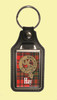 Hay Clan Badge Tartan Scottish Family Name Leather Key Ring Set of 4