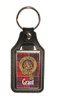 Grant Clan Badge Tartan Scottish Family Name Leather Key Ring Set of 4