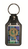 Forsyth Clan Badge Tartan Scottish Family Name Leather Key Ring Set of 4