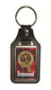Drummond Clan Badge Tartan Scottish Family Name Leather Key Ring Set of 4