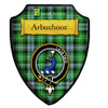 Arbuthnot Ancient Tartan Crest Wooden Wall Plaque Shield