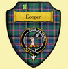 Cooper Ancient Tartan Crest Wooden Wall Plaque Shield