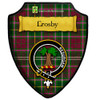 Crosby Modern Tartan Crest Wooden Wall Plaque Shield