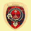 Cameron Clan Crest Tartan 10 x 12 Woodcarver Wooden Wall Plaque 