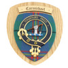 Carmichael Clan Crest Tartan 10 x 12 Woodcarver Wooden Wall Plaque 