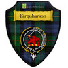 Farquharson Hunting Tartan Crest Wooden Wall Plaque Shield