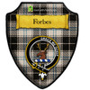 Forbes Dress Ancient Tartan Crest Wooden Wall Plaque Shield