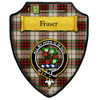 Fraser Dress Ancient Tartan Crest Wooden Wall Plaque Shield