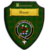 Fraser Castle Tartan Crest Wooden Wall Plaque Shield