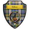 Gillon Ancient Tartan Crest Wooden Wall Plaque Shield