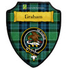 Graham Of Menteith Tartan Crest Wooden Wall Plaque Shield