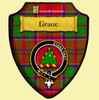 Grant Modern Tartan Crest Wooden Wall Plaque Shield