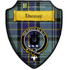 Hannay Ancient Tartan Crest Wooden Wall Plaque Shield