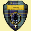 Hannay Ancient Tartan Crest Wooden Wall Plaque Shield