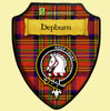 Hepburn Ancient Tartan Crest Wooden Wall Plaque Shield