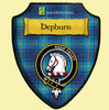 Hepburn Dress Tartan Crest Wooden Wall Plaque Shield
