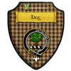 Hog Hunting Tartan Crest Wooden Wall Plaque Shield