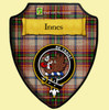 Innes Dance Tartan Crest Wooden Wall Plaque Shield
