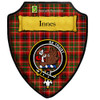 Innes Of Cowie Modern Tartan Crest Wooden Wall Plaque Shield