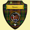 Innes Of Learney Modern Tartan Crest Wooden Wall Plaque Shield