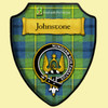 Johnstone Ancient Tartan Crest Wooden Wall Plaque Shield