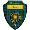 Kerr Hunting Tartan Crest Wooden Wall Plaque Shield