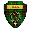 Kinloch Modern Tartan Crest Wooden Wall Plaque Shield