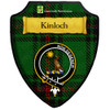Kinloch Modern Tartan Crest Wooden Wall Plaque Shield