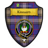 Kinnaird Modern Tartan Crest Wooden Wall Plaque Shield