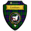 Lockhart Dress Tartan Crest Wooden Wall Plaque Shield