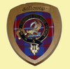 Galloway Clan Crest Tartan 10 x 12 Woodcarver Wooden Wall Plaque 