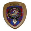 Galloway Clan Crest Tartan 10 x 12 Woodcarver Wooden Wall Plaque 