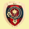 Kerr Clan Crest Tartan 10 x 12 Woodcarver Wooden Wall Plaque 