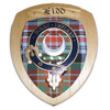 Kidd Clan Crest Tartan 7 x 8 Woodcarver Wooden Wall Plaque 