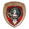 Lennox Clan Crest Tartan 7 x 8 Woodcarver Wooden Wall Plaque 