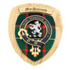 MacDiarmid Clan Crest Tartan 10 x 12 Woodcarver Wooden Wall Plaque 