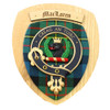 MacLaren Clan Crest Tartan 10 x 12 Woodcarver Wooden Wall Plaque 