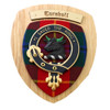 Turnbull Clan Crest Tartan 7 x 8 Woodcarver Wooden Wall Plaque 