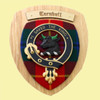 Turnbull Clan Crest Tartan 10 x 12 Woodcarver Wooden Wall Plaque 