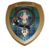 Urquhart Clan Crest Tartan 7 x 8 Woodcarver Wooden Wall Plaque 