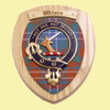 Wilson Clan Crest Tartan 10 x 12 Woodcarver Wooden Wall Plaque 