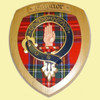 Gaynor Clan Crest Tartan 7 x 8 Woodcarver Wooden Wall Plaque 