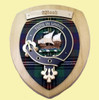 Wood Clan Crest Tartan 7 x 8 Woodcarver Wooden Wall Plaque 