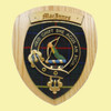 MacInnes Clan Crest Tartan 7 x 8 Woodcarver Wooden Wall Plaque 